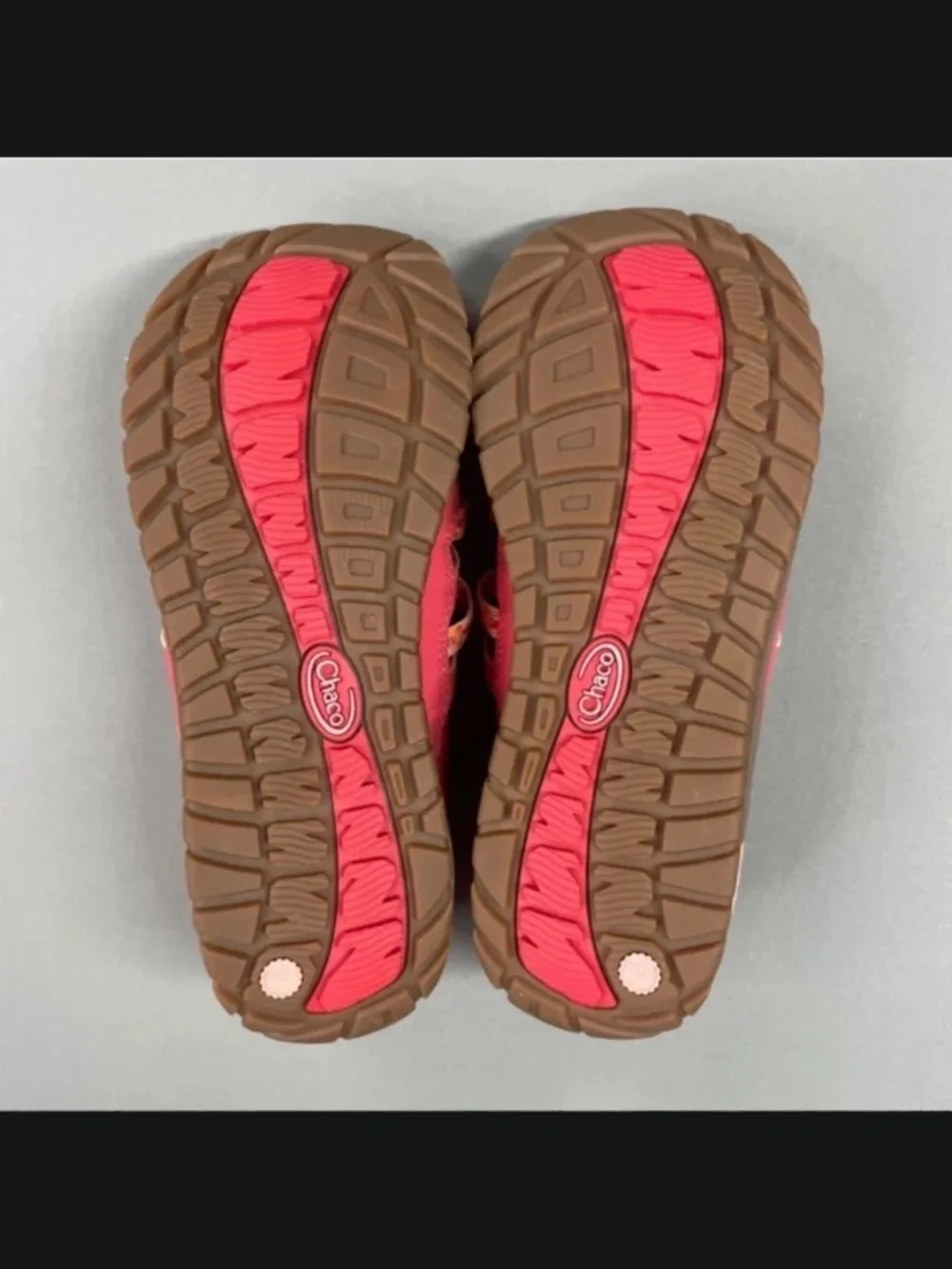 NEW Chaco Shoes Girls 6 red pink orange water hiking outdoor casual junior